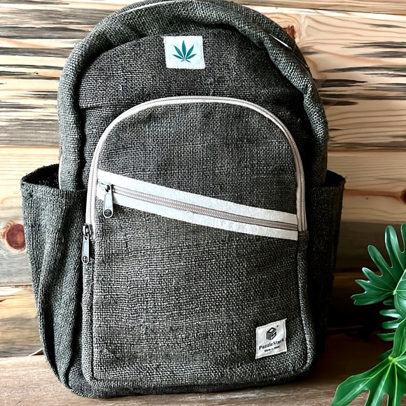 Pure Hemp Backpack Full Size Unisex Design - Picture 9 of 12